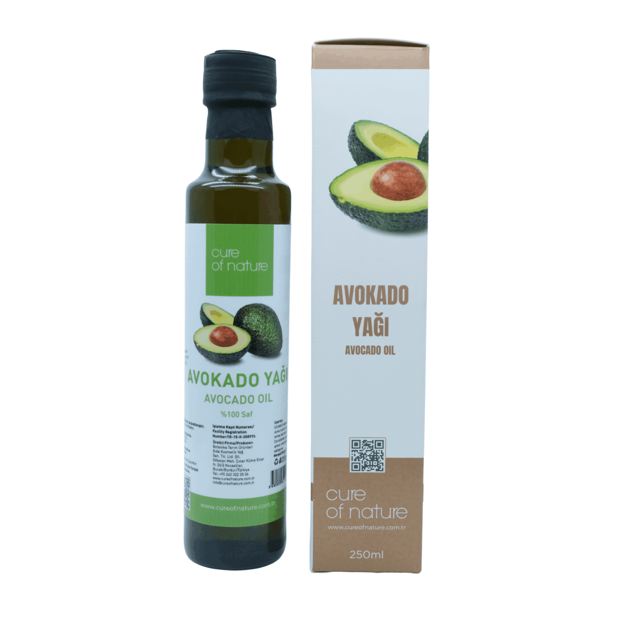 Avokado Yağı 250 Ml Cure Of Nature