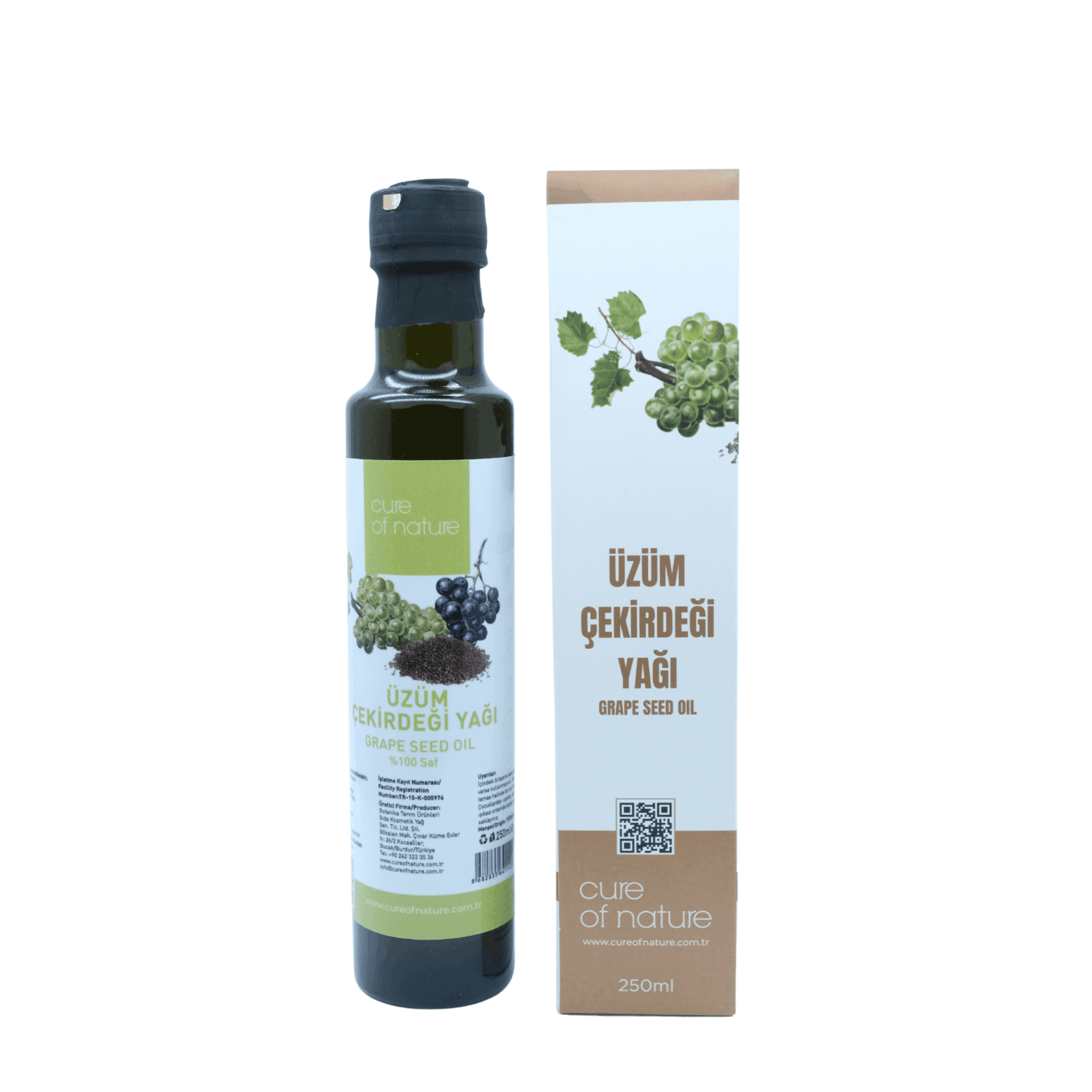 Üzüm Çekirdeği Yağı 250 Ml